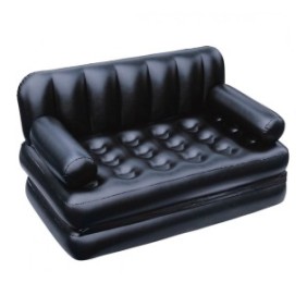 Materasso per divano matrimoniale gonfiabile Bestway SOFA, per 2 persone, 190 x 150 x 64 cm, con pompa di gonfiaggio e sgonfiaggio
