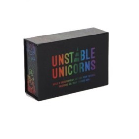 Carte da gioco Chigoods Unicorn, 135 carte, nere