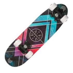 Skateboard per bambini, DownHill, multicolore, 53x15x8 cm