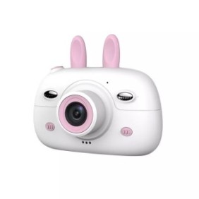 Fotocamera digitale per bambini, THD Rabbit Y6, risoluzione foto 20 megapixel, video 1080p, bianco