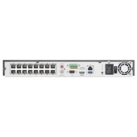 NVR 4K AcuSense 16 canali 12MP, 16 porte PoE - HIKVISION DS-7616NXI-I2-16P-S