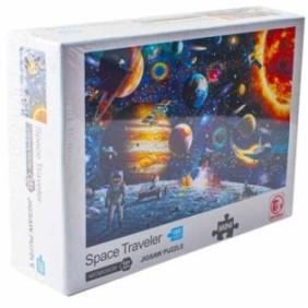 Mini puzzle in cartone, viaggiatore spaziale, 1000 pezzi, 7 giocattoli