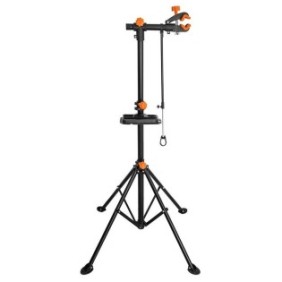 Portabicclette, Neo, Acciaio al carbonio, 109-190 cm, Nero/Arancione