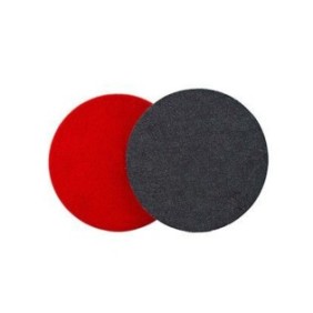 Disco per lucidatura, Flexipads, 80 mm, Rosso/Nero