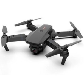 Drone FLYaway per Bambini e Principianti, Doppia Fotocamera 1080P HD, Pezzi di Ricambio, Quadricottero con Telecomando Pieghevole, Rollover a 360°, WiFi FPV, Nero