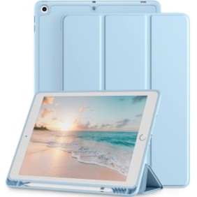 Cover protettiva per tablet, LNAISI, TPU/Poliuretano, compatibile con iPad 10.2", Blu