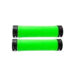 Set di 2 manicotti per manubrio, Roto, Polipropilene/Gel, 135 mm, 115 g, Verde neon