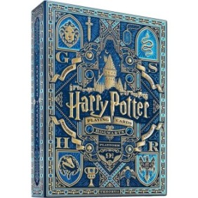 Carte da gioco Harry Potter, Bicicletta, Cartoncino, Modello Corvonero Blu, Blu/Oro