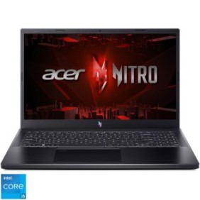 Laptop da gioco Acer Nitro V 15 ANV15-51 con processori Intel® Core™ i5-13420H fino a 4,60 GHz, 15,6", Full HD, IPS, 144 Hz, 16 GB, SSD sì 512 GB, NVIDIA® GeForce RTX™ 4050 6 GB GDDR6, nessun sistema operativo, nero
