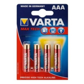 Set di 2 batterie x 4 Varta Max-Tech 4703 R3