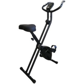 Fitness bike pieghevole, magnetica, assemblata al 99%, TECHFIT XB200, volano 2,6 kg, peso utente 100 kg