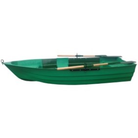 Barca in vetroresina Hippocar verde 3 mt