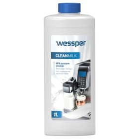 Liquido per la pulizia del sistema del latte per macchine espresso automatiche, Wessper CleanMilk, 1000 ml