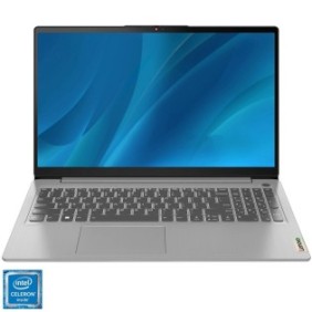 Laptop Lenovo IdeaPad 1 15IGL7 con processori Intel® Celeron® N4120 fino a 2,60 GHz, 15,6", Full HD, 8 GB, SSD sì 256 GB, scheda grafica Intel® UHD 600, senza sistema operativo, grigio nuvola