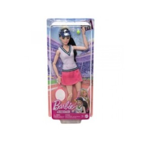 Bambola Barbie che gioca a tennis, Mattel, Plastica, Multicolor