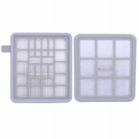 Set di 2 filtri universali, Poliestere/Plastica, Bianco