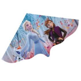 Aquilone per Bambini, Frozen II, Elsa, Anna e Olaf, 115x63 cm, Multicolor