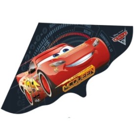 Aquilone per bambini, Saetta McQueen, Cars, Disney/Pixar, 115x63 cm, Rosso/Nero