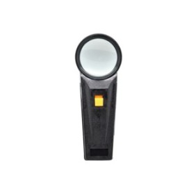 Lente d'ingrandimento manuale con LED, lente 50 mm, Nera, AXT-BBL3551