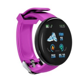 Bracciale fitness SIKS® Smartband Impermeabile IP65, ricarica USB, Bluetooth 4.0, Display Touch Color OLED, viola