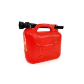 Tanica di carburante in plastica da 5 litri, rossa, MCT-C151