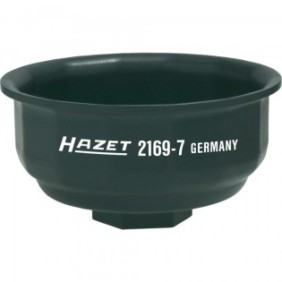 Chiave per filtro olio Hazet, attacco quadro da 1/2 pollice, apertura chiave da 76 mm, 14 lati