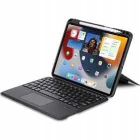 DuxDucis Cover per tastiera per iPad Air 5/4/iPad Pro 11 2022/2021/2020/2018, Nero