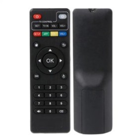 Telecomando TV, plastica, nero