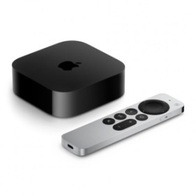 Apple TV, Apple, 4K, Wi-Fi, 64 GB di spazio di archiviazione (2022), Nero/Grigio