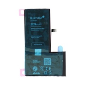 Batteria del telefono, Blue Star, per iPhone XS Max, Li-ion, 3174 mAh, Nero