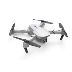 Drone E88 Pro Fotocamera 4K Batteria 1800 Mha Volo 20min Pieghevole 360° Flip Mantenimento altitudine HPV 2.4G Grigio