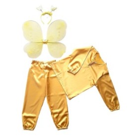 Costume di carnevale da farfalla gialla per bambino, 7-8 anni, Funny Party Shop