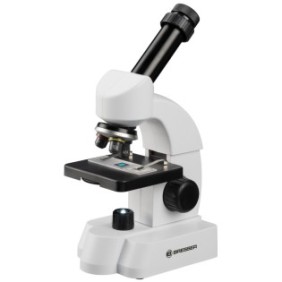 Microscopio ottico Bresser Junior 40x-640x, LED, bianco e nero