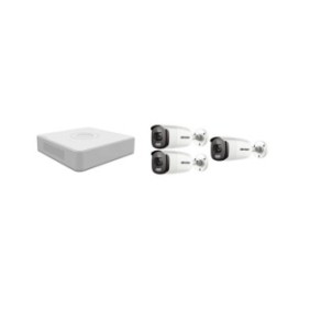 Kit di videosorveglianza Hikvision 2MP, con 3 telecamere MK127 da esterno/interno da 2MP