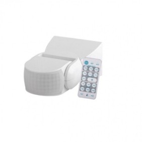 Sensori di movimento Lightex, Plastica, 180', RL/SR1200/WH, con telecomando, IP65, Bianco