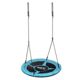 Swing Neo Sport, materiali impermeabili, facile da pulire, struttura solida, peso massimo 150 kg, 180 x 95 cm, turchese