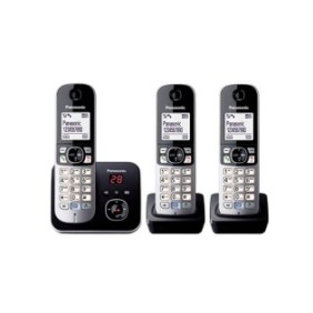Telefono cordless DECT Panasonic con 3 ricevitori, KX-TG6823