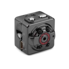 Mini telecamera spia SQ8, in custodia metallica, con rilevamento del movimento, visione notturna