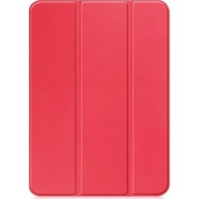 Custodia tablet per Apple iPad 10 10.9, 2022, Strado, Ecopelle, Rosso