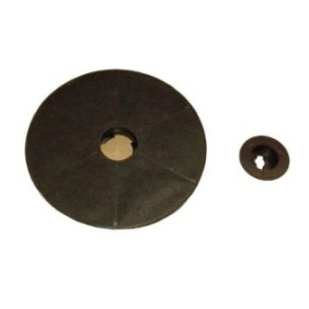 Filtro al carbone, BSD, compatibile con Teka, 170 mm, nero