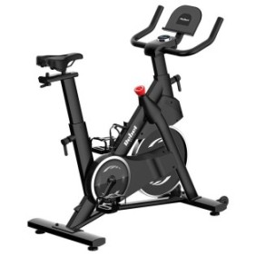 Rebel spinning bike, peso volano 12 kg, display LED, 120 kg, tempo, velocità, distanza, calorie