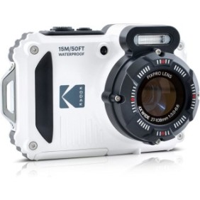 Fotocamera subacquea Kodak PixPro WPZ2, 16 MP, Zoom 4X, Full HD, Bianco