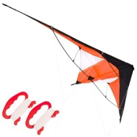 Kite, Free & Easy, acrobazia acrobatica doppio circuito acrobatico grande forte 180x70 cm