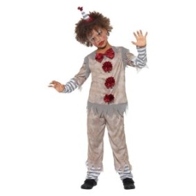 Costume da clown vintage per bambino 4-6 anni BRUNO