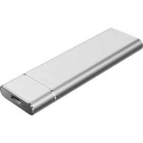 Disco rigido esterno USB 3.1 A89 da 1 TB per PC, Mac, desktop, laptop, silver