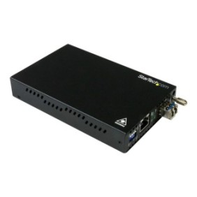 Convertitori multimediali di rete, StarTech, ET91000SM10 2000 Mbit/s 1310 nm, Monomodale, (ET91000SM10), Nero