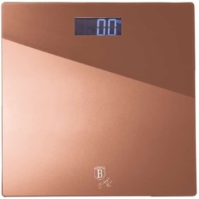 Bilancia pesapersone, Berlinger Haus, BH/9353, Digitale, 150 Kg, Stop automatico, Oro rosa