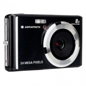 Agfa DC5500 Fotocamera digitale, 24 MP, flash integrato, registrazione video HD, Nero