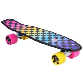 Skateboard, REDO, Polipropilene/Alluminio, 57 x 15,5 cm, Multicolor