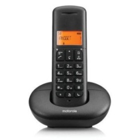 Telefono cordless Motorola, nero, modello E221